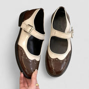 Matilde | Sapatos Mary Jane Estilo Oxford Mulher Fivela