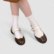Matilde | Sapatos Mary Jane Estilo Oxford Mulher Fivela