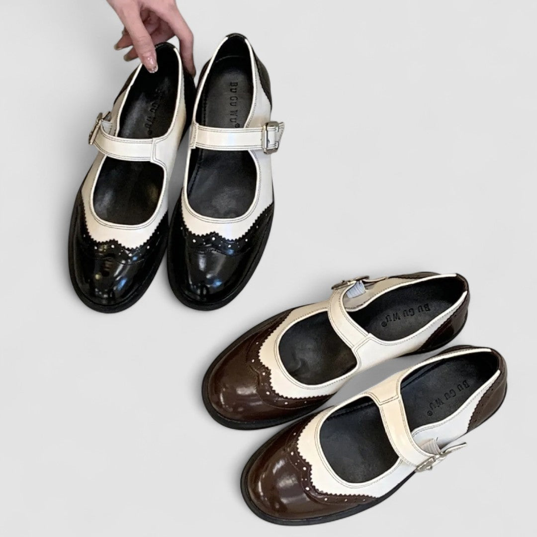 Matilde | Sapatos Mary Jane Estilo Oxford Mulher Fivela