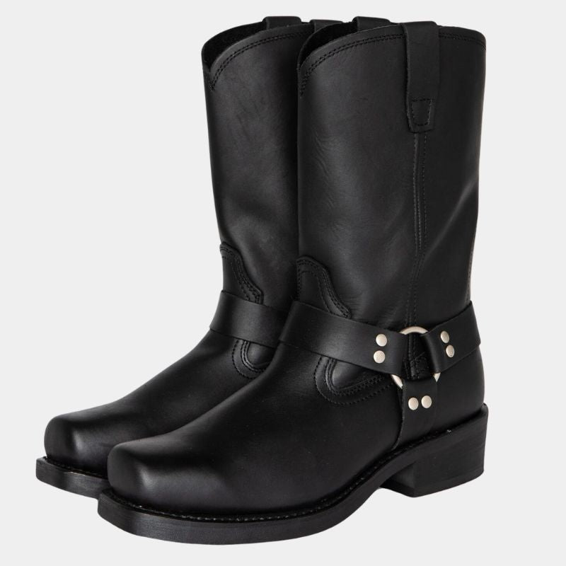 Matilde | Botas Cowboy Mulher Cano Alto Estilo Biker