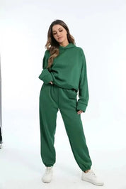 Patrícia | Conjunto Sweatshirt com Capuz Mulher Calças de Treino