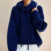 Le Cloe - Suéter de lã merino com gola alta para Mulher