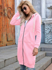 Sílvia | Sweatshirt Mulher com Capuz e Zíper Comprida