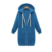Sílvia | Sweatshirt Mulher com Capuz e Zíper Comprida