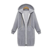 Sílvia | Sweatshirt Mulher com Capuz e Zíper Comprida
