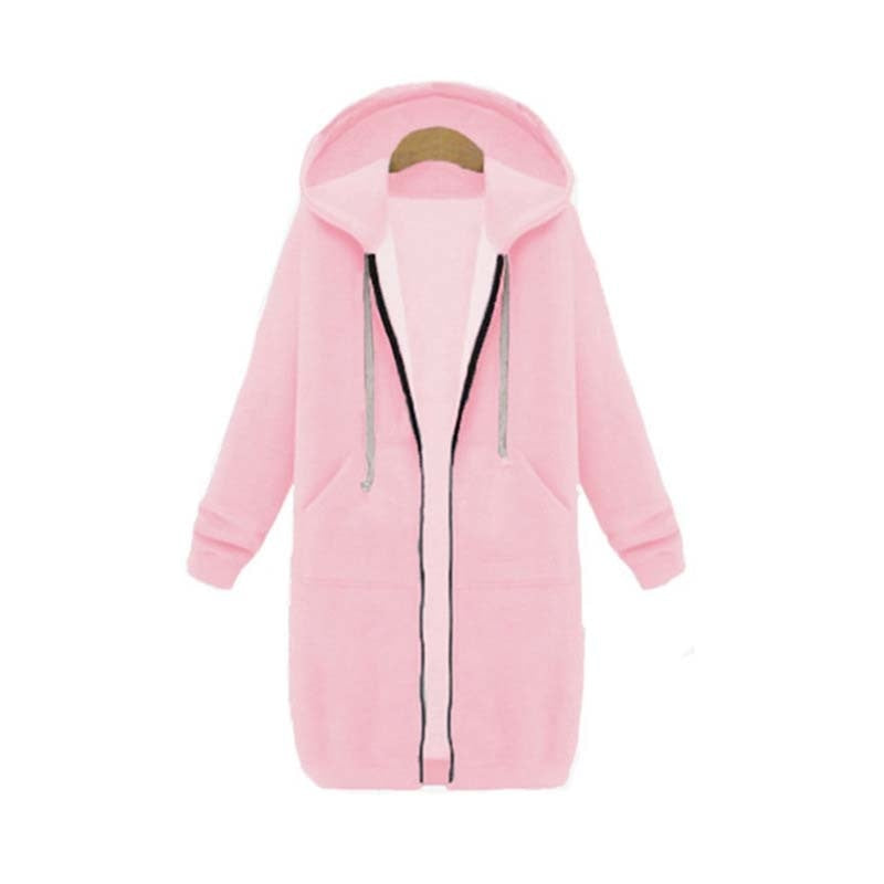 Sílvia | Sweatshirt Mulher com Capuz e Zíper Comprida