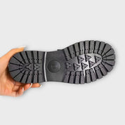 Leonor | Mocassins de Cano Alto em Preto e Bege, do 36 ao 42