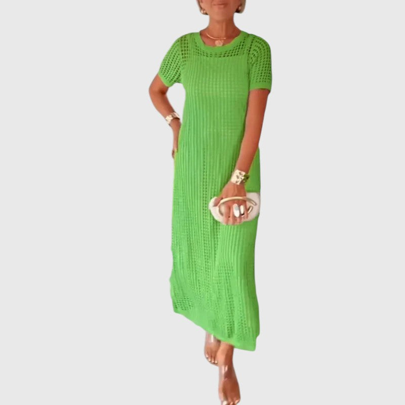 Rute - Vestido longo com recortes