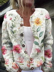 Zita™ | CARDIGAN FLORAL ELEGANTE