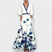 Inês - Vestido de senhora com manga elegante
