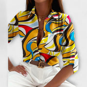 Maria - Blusa com gola clássica